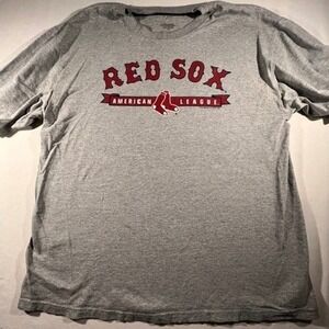 VF Imagewear Red Sox T-Shirt Men XL Gray Good American League MLB Graphic